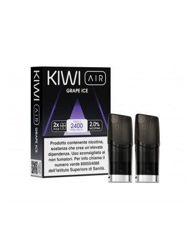 KIWI AIR POD GRAPE ICE - 2 PEZZI