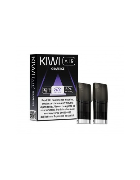 KIWI AIR POD GRAPE ICE - 2 PEZZI