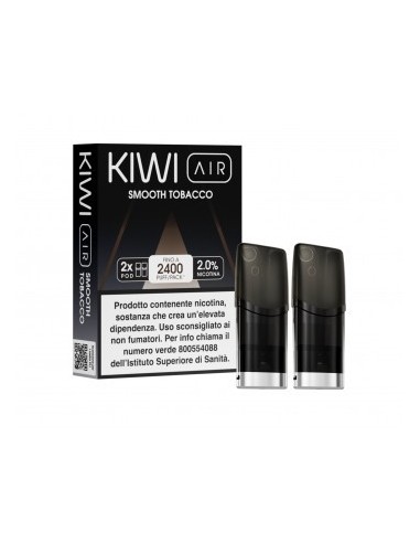 KIWI AIR POD SMOOTH TOBACCO - 2 PEZZI