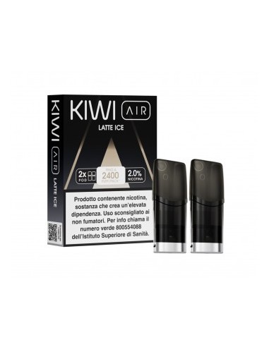 KIWI AIR POD LATTE ICE - 2 PEZZI