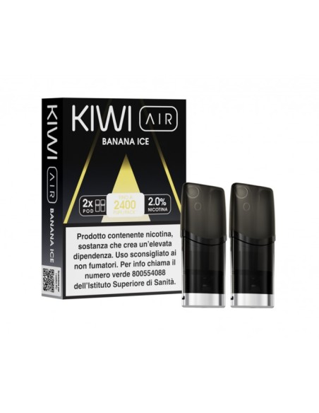KIWI AIR POD BANANA ICE - 2 PEZZI