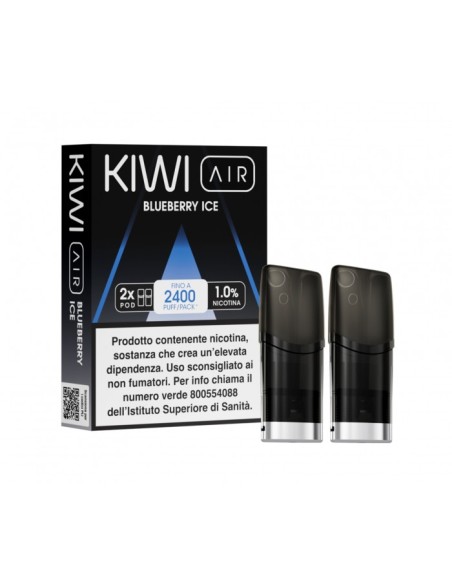 KIWI AIR POD BLUEBERRY ICE - 2 PEZZI