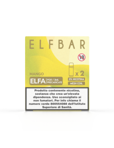 Elfbar Elfa 2ml Prefilled Pod Mango (2 pezzi)