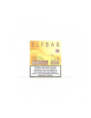 Elfbar Elfa 2ml Prefilled Pod Pineapple Lemon Soda (2 pezzi)