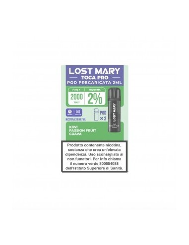 Lost Mary Toca Air Pod Kiwi Passion Fruit Guava