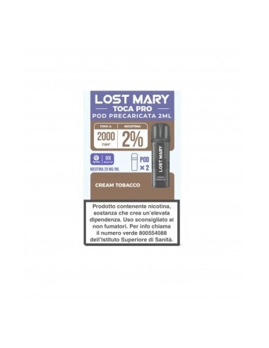 Lost Mary Toca Air Pod Pro Cream Tobacco
