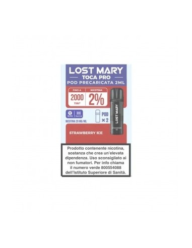 Lost Mary Toca Air Pod Pro Strawberry Ice