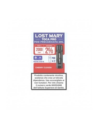 Lost Mary Toca Air Pod Pro Cherry Cloudd