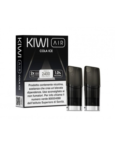 KIWI AIR POD COLA ICE - 2 PEZZI