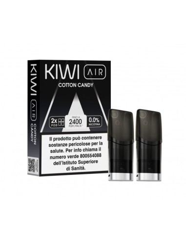 KIWI AIR POD COTTON CANDY - 2 PEZZI