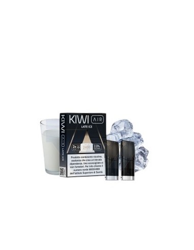 KIWI AIR POD LATTE ICE - 2 PEZZI