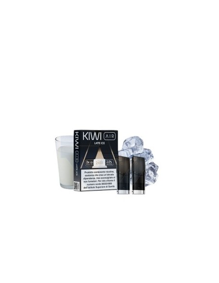 KIWI AIR POD LATTE ICE - 2 PEZZI