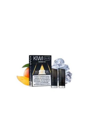 KIWI AIR POD MANGO ICE - 2 PEZZI