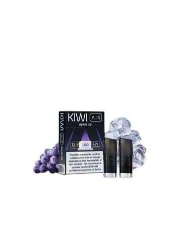 KIWI AIR POD GRAPE ICE - 2 PEZZI
