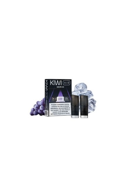 KIWI AIR POD GRAPE ICE - 2 PEZZI