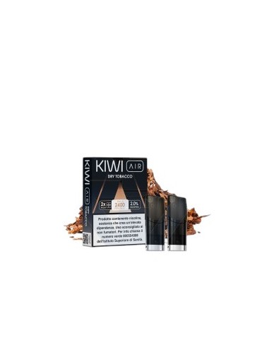 KIWI AIR POD DRY TOBACCO - 2 PEZZI