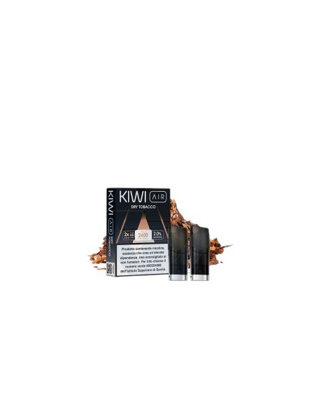 KIWI AIR POD DRY TOBACCO - 2 PEZZI