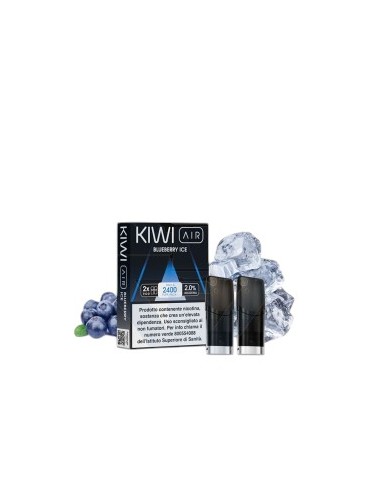 KIWI AIR POD BLUEBERRY ICE - 2 PEZZI