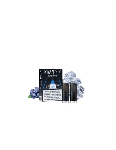 KIWI AIR POD BLUEBERRY ICE - 2 PEZZI