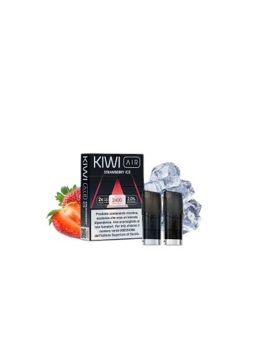 KIWI AIR POD STRAWBERRY ICE - 2 PEZZI