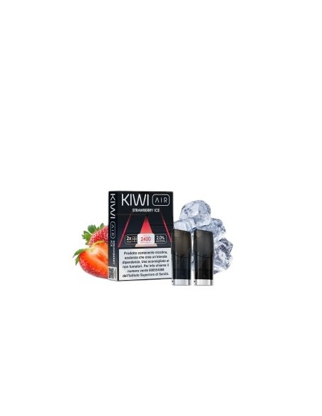 KIWI AIR POD STRAWBERRY ICE - 2 PEZZI