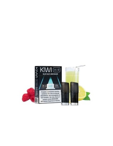 KIWI AIR POD BLUE RAZZ LEMONADE - 2 PEZZI