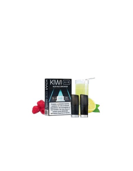 KIWI AIR POD BLUE RAZZ LEMONADE - 2 PEZZI