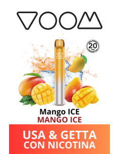 VOOM Mini Mesh Sigaretta Elettronica Usa e Getta - Mango ICE - 20mg/ml
